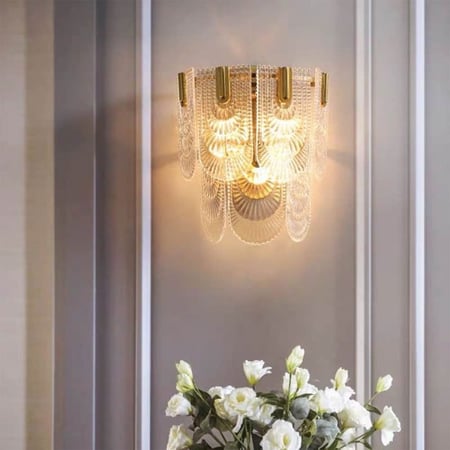 جداري أوراق بانتي - برونزي معتق - W478