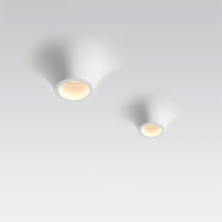 فريم سبوت جبس بارز دائري أبيض G6533 – تصميم معماري | قاعدة GU10 | من Siera