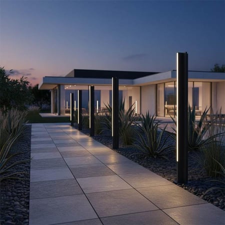 عامود لينير أسود 3 متر 1052