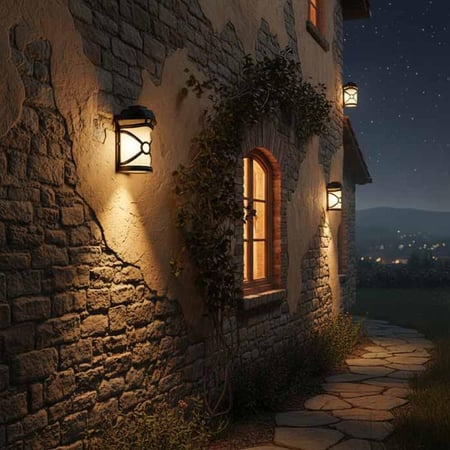 جداري كلاسيك بني معتق - H8078L