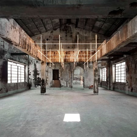 ثريا فلوس أعمدة 120 سم 9194P