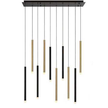 علاقي 10 تيوبات مكس ذهبي وأسود P19303