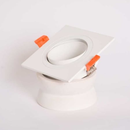 فريم سبوت المنيوم أبيض 9.5 سم متحرك 9280