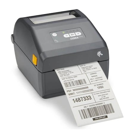 زيبرا طابعة باركود Zebra Bluetooth Barcode Printer ZD421