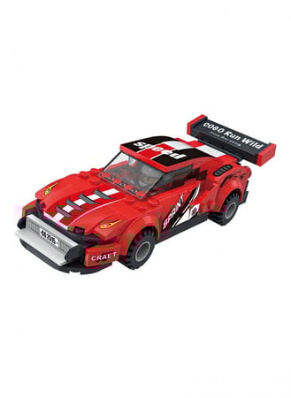 لعبة تركيب مكعبات سيارة سباق