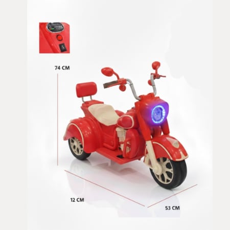 دباب أطفال كهربائي ثلاث عجلات مع بلوتوث وإضاءة LED-متجر اقتناء