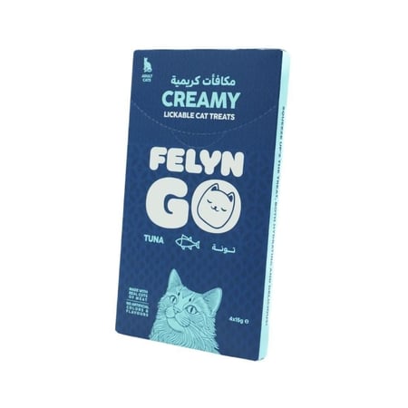 فيلاين قو مكافأة كريمية بنكهة التونا للقطط 15x4 جم