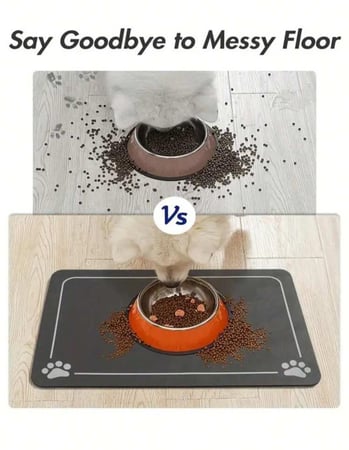 حصيرة مطاط (فرشة) لطعام القطط والكلاب بألوان مختلفة