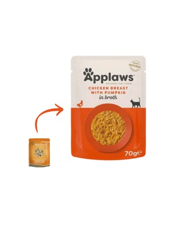 ابلاوز طعام بالدجاج مع اليقطين في المرق 70 جرام