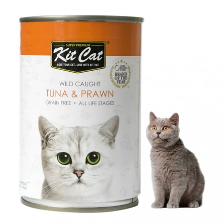 كت كات معلبات تونا و الجمبري 400 جم