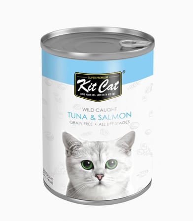 كت كات معلبات سمك التونة والسلمون 400 جم
