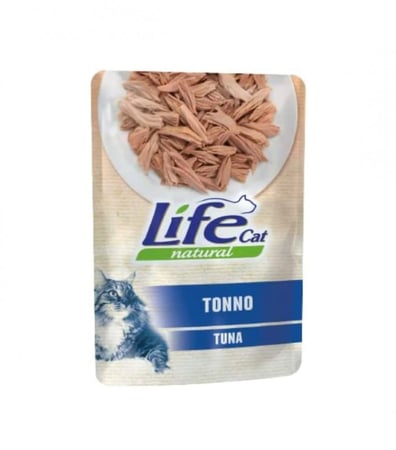 لايف كات طعام رطب بنكهة التونا للقطط 70 جم