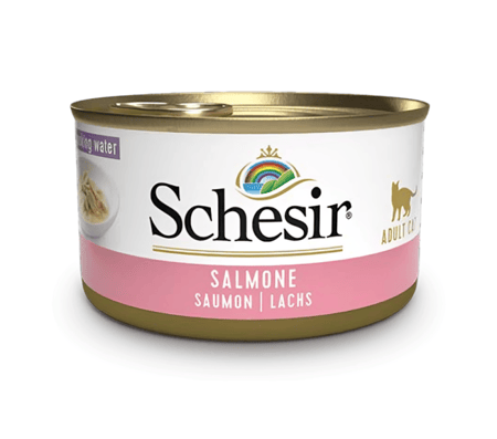 شيزر معلبات طعام رطب بالسلمون للقطط 85 جم