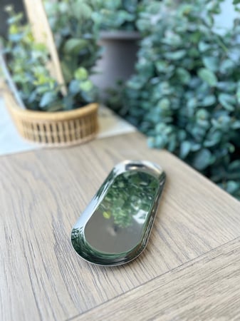 صحن تقديم استيل