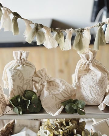 كيس قماشي مطرز