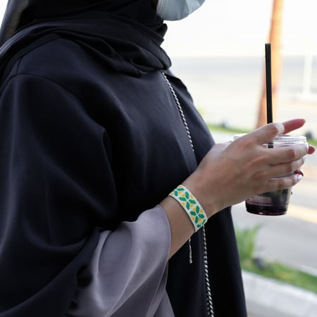 سوارة خرز الجص الحساوي