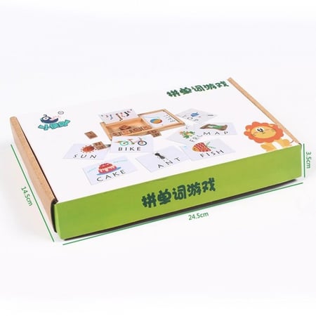 مكعبات الحروف الخشبية الإنجليزية