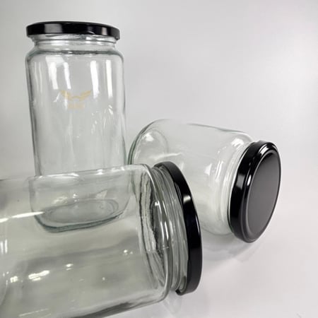 برطمان دائري زجاج 700 مل ( حبة )