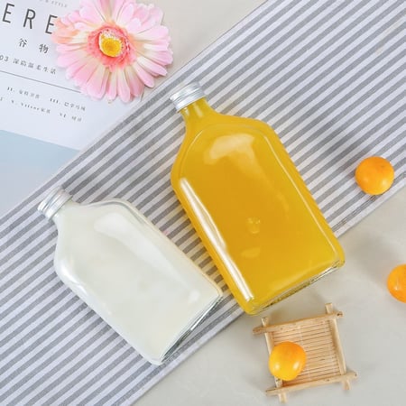 قارورة زجاج شفاف 250 مل حبة واحدة