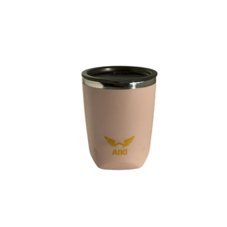 كوب من الستانلس تيل  حافظ للحراره و البروده (وردي)