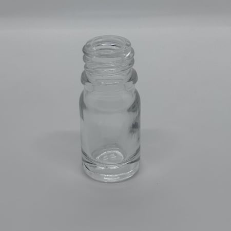 كرتون قوارير زجاج شفاف سعة 10 مل مع قطارة (192 حبة)