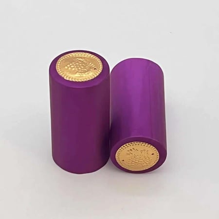 بلاستيك حراري (PVC) بنفسجي ل لقفل علب الزجاج " شرنك"(100 حبه) بدون شريط فتح