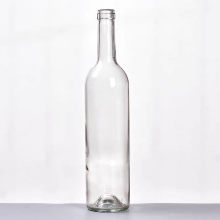 كرتون قوارير زجاجية شفاف 32سم ارتفاع حجم 750 مل (35 حبة)