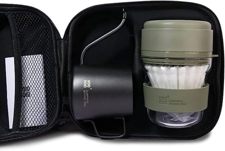 أدوات تقطير قهوة V60  شنطة زيتي ماركة هلو هلو