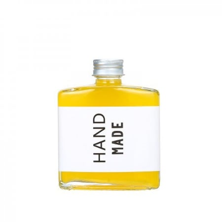 قارورة زجاج مربع الشكل شفافة الرون 200 مل حبة واحدة