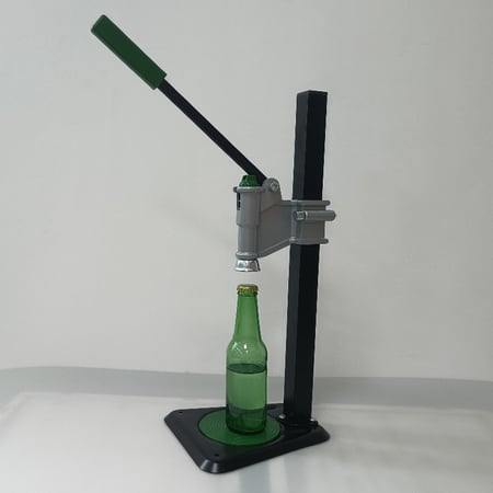 جهاز (الة) الإغلاق الاغطية التاجية لعلب الزجاج