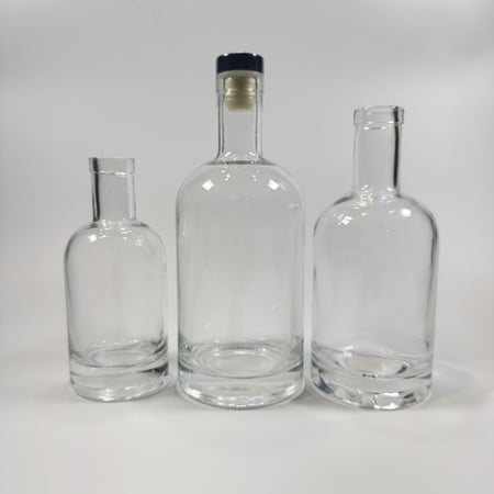 كرتون قوارير زجاج شفاف 375 مل ( 48 حبة )