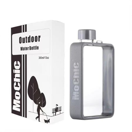 قارورة ماء اكريليك 380 مل لون رمادي