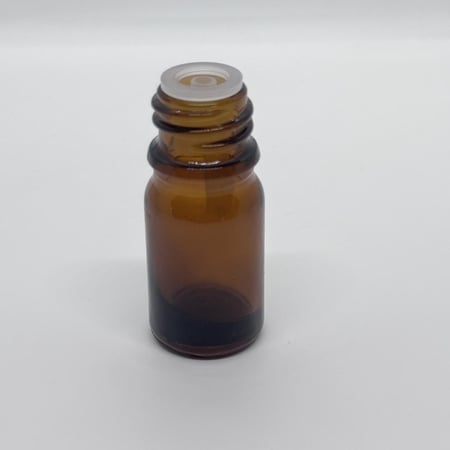 كرتون قوارير زجاج عنبر سعة 5 مل مع قطارة (255 حبة)