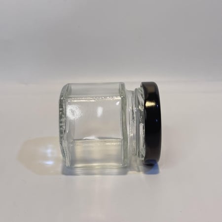 برطمان زجاج سداسي 45 مل ( حبة )