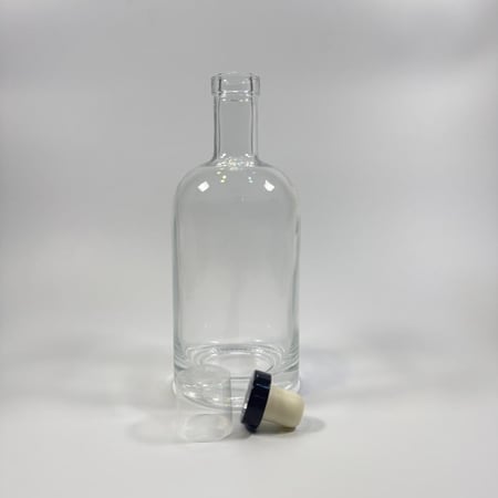 كرتون قوارير زجاج شفاف 375 مل ( 48 حبة )