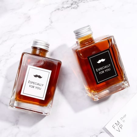 قارورة زجاج شفاف 200 مل