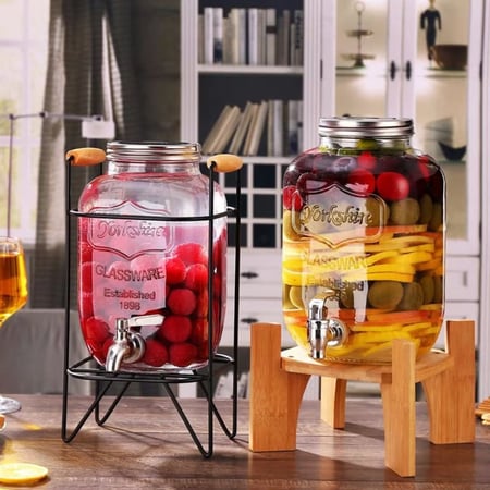 جيك موزع عصير و مشروبات ( برطمان ) زجاج حجم 8 لتر