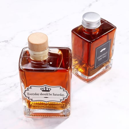 قارورة زجاج شفاف 200 مل