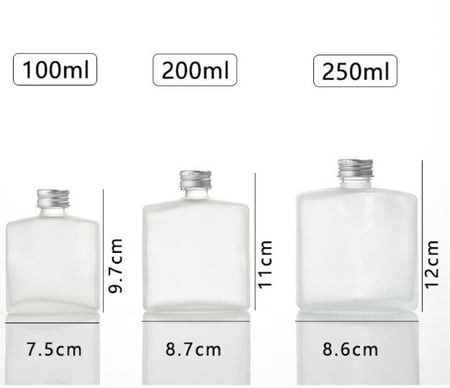 قارورة زجاج شفاف 250 مل