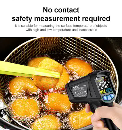 ميزان حرارة رقمي صناعي بالاشعة تحت الحمراء MESTEK ( IR02B )