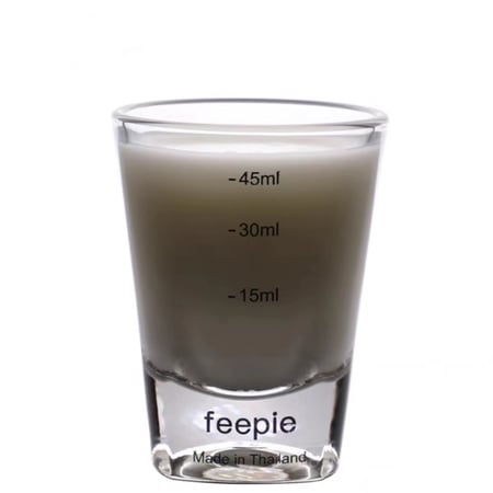 مقياس زجاجي بكتابة باللون الأسود 45 مل