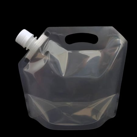 كيس بلاستيك شفاف بحامل للسوائل - 1.5 لتر