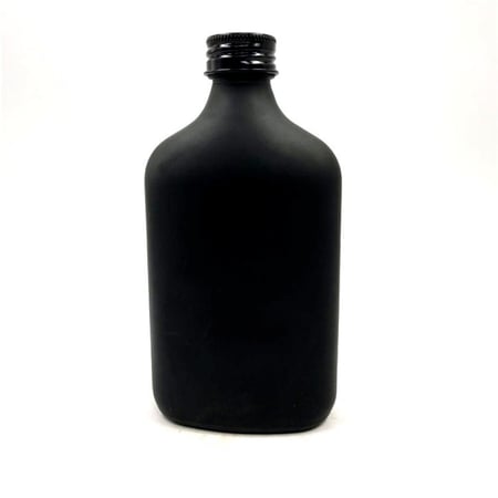 قارورة زجاج أسود 200 مل مقاس 28 حبة واحدة