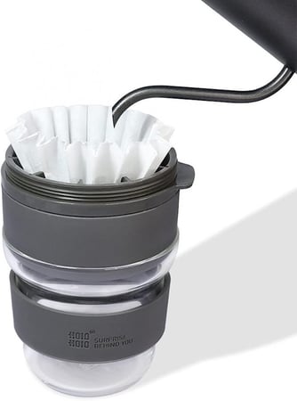 ادوات تقطير قهوة V60 شنطة سوداء ماركة هلو هلو