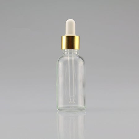 كرتون قوارير زجاج سعة 100 مل مع قطارة على المنضدة 168 حبة