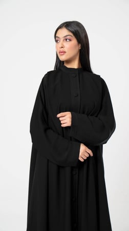 عباية كلوش بأزرة قماش