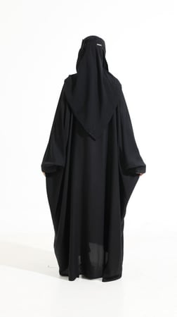 عباية بشت بكم قيطان أسود