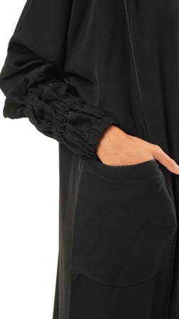 عباية كم مطاط بجيوب