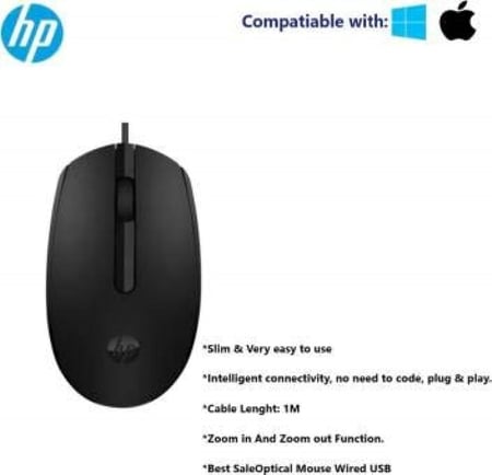 HP M10 Wired Mouse for Effortless Navigation