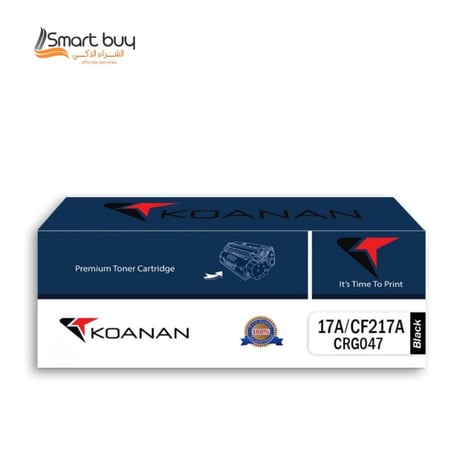 حبر كونان اسود متوافق مع طابعات اتش بي KOANAN CF217A / CRG047 – بديل اقتصادي بأداء احترافي لطابعات اتش بي